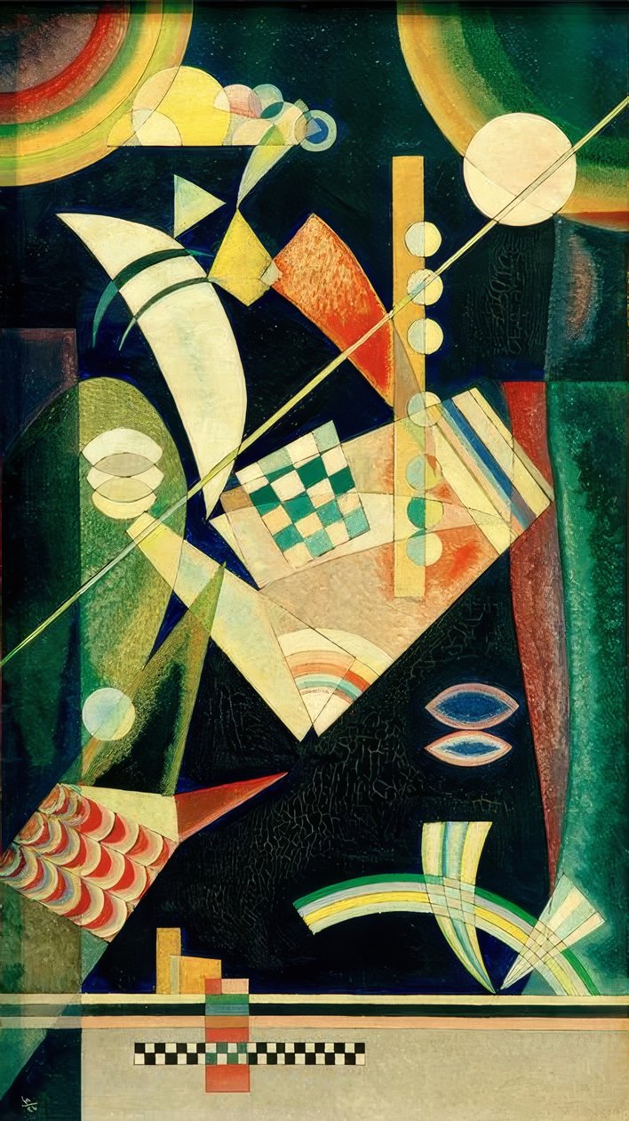 Scharfe Härte von Wassily Kandinsky: Kunstdruck kaufen